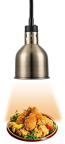 BDXZJ Heat Lamp Food Warmer, Buffet Heating Lamp, Food Heat Pendant Light, High Power Commercial Hotel Kitchen Equipment Restaurant Supplies, 250W B