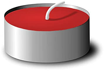 GREATOYAR Velas de Té, Candelitas, Velas Pequeñas, Velas de Té Aromáticas, Velas con Aroma, Velas Romanticas, Candle de Pasión, Larga Duración, 8 Horas, Fresa, 36 Unidades
