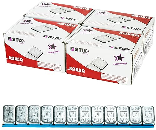 Stix Automotive Equipment - Pesos de equilibrio (12 x 5 g, 48 kg, 3,5 mm, 60 g)