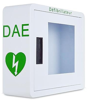 HSRG AED-Schrank, Erste-Hilfe-AED-Defibrillator-Aufbewahrungsschrank Mit Alarmsystem, Herz-Defibrillator-Aufbewahrungsschrank AED-Alarmbox, Passend Für Die Meisten AED-Modelle, Für Büro, Pflegeheim