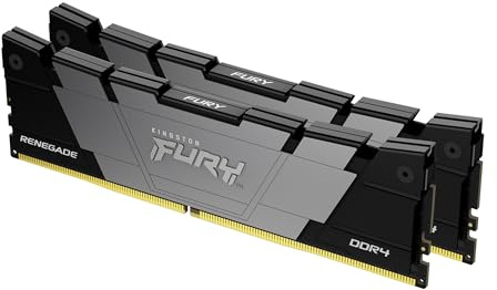 Kingston FURY Renegade 16GB 3600MT/s DDR4 CL16 DIMM (Kit of 2) Desktop Gaming Memory - KF436C16RB2K2/16