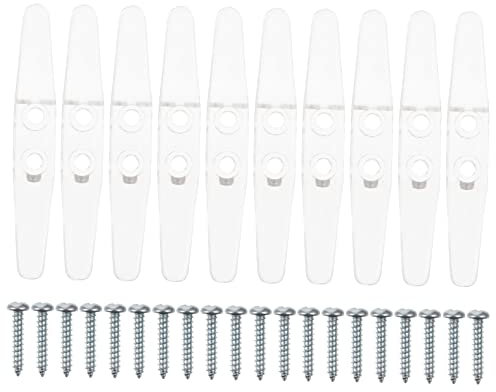 AOKWAWALIY 10pcs Control Rope Parts Drapery Hardware Window Blind Rope Cleat Drapery Cord Cleat Safety Rope Cleat Window Blind Rope Hook Blind Cord Cleat Plastic Sun Shade Two-way Child