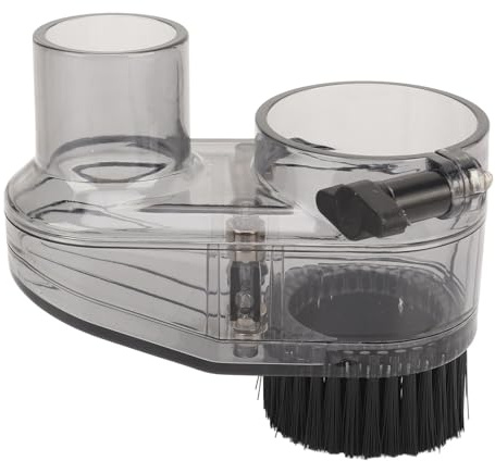 CNC-Fräser-Staubschuh mit 52 Mm Durchmesser, Transparente CNC-Staubmanschette mit 38 Mm Schlauchdurchmesser für Maximales Staubsaugen Magnetische Höhenverstellung Durchmesser