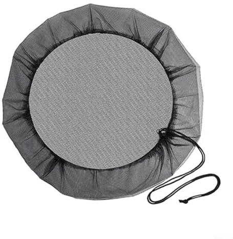 Regentonnennetz, verstellbare Schutzhülle, Regentonne, Netzabdeckung, Regentonne, Netz für Regeneimer, Fässer, 50 cm (1 Stück)