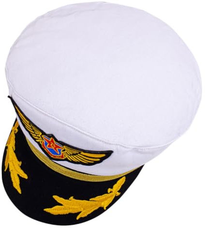 CORHAD Captain Hat for Boy Girl Cosplay Sailor Hat Meticulous Craftsmanship for Role Play and Costume Parties Accessory for Boys and Girls