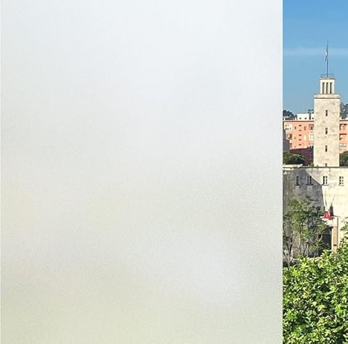 Pellicola Vetri finestre MOLTE MISURE GRANDI (Opaco, 60 x 120 CM) Pellicola smerigliata solare termica privacy Opaca Autoadesiva Satinata NO COLLA Anti UV Doccia Statica