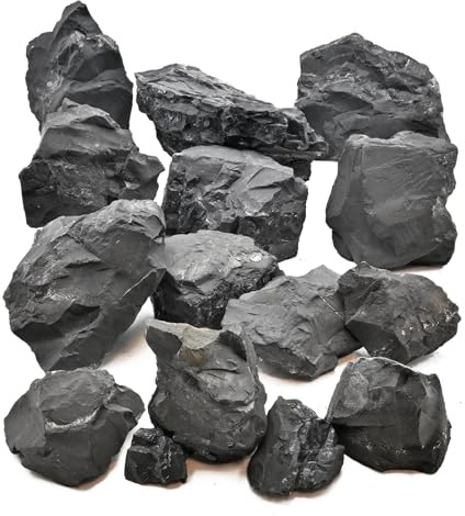 Aquarium Steine 18kg Natursteine für Aquarium Aquascaping,7-25cm 12 Stück | Natursteine für Aquascaping, Betta-Aquarien, Reptilienbecken, Bonsai, Vivarium und Paludarium Dekoration