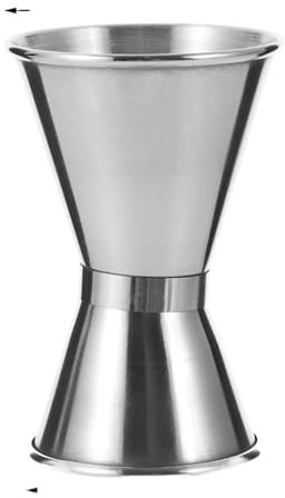 QIUYMGFG Shakers à Cocktails Cocktail Set Shot Acier Inoxydable Mesure Tasse Cocktail Shaker Boisson Esprit Mesure Jigger Cuisine Bar Barware Outils(C 20 and 40ml)
