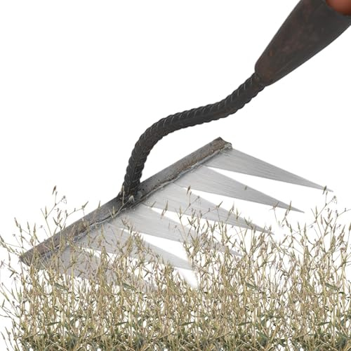Garden Harke, Rechen Garten Unkrauthacke, Garten Unkraut Werkzeug, Gartenrechen Metall, Harke Aus Gehärtetem Karbonstahl Zum Jäten Hacken Graben Und Auflockern Von Erde?4/5/6/7 Zinken