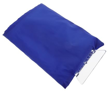 Alipis Raspador De Hielo para Coche Quitanieves para Parabrisas Guante Raspador Cepillo y con Funda Cálida