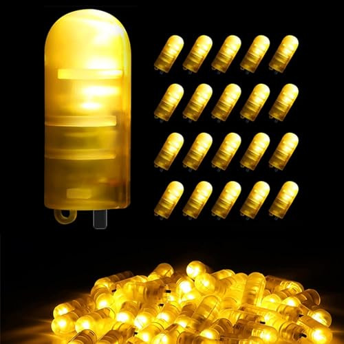 ENLACE LED Ballons Lichter, 20 Stück Ballonlichter Batteriebetrieben, Warmweiß Mini LED Licht, Ballonlicht für Papierlaternen Ballons Hochzeit Halloween Weihnacht Party Deko