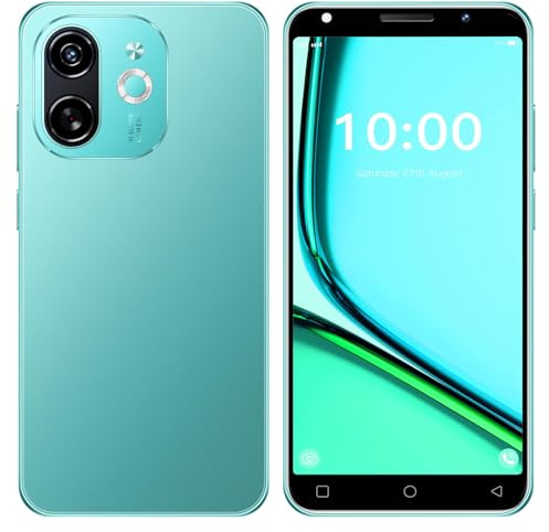 LilCost Unlocked Mobile Phones, 1GB RAM and 16GB ROM,Dual Camera Dual SIM, 5.0'' HD Display with 3500mAh Big Battery Support Wifi/Bluetooth/Face Android Cellphone (Green)