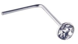Silverly Nasenstecker aus 925er Sterlingsilber mit Zirkonia 2mm | Kleiner Kristallohrring für Nasenpiercing | Hypoallergener Minimalistischer Körperschmuck für Frauen | Schlichtes Funkelndes Design