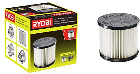 Ryobi - Filtre HEPA H12 amovible et lavable pour aspirateur d'atelier R18PV - RPVF