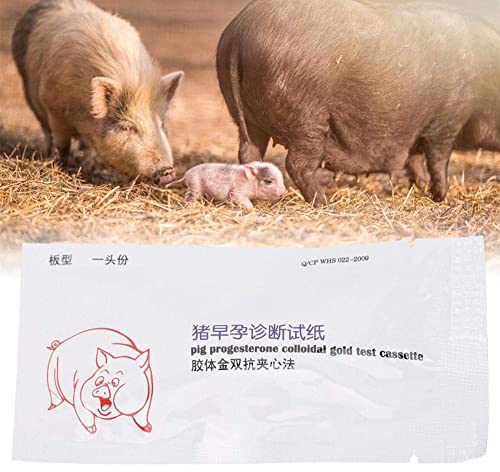 Einweg-Schwangerschaftstest Papier für Schweine Aussaat Schwangerschaftstest Teststreifen Schwangerschaft Diagnosetester für Schweine