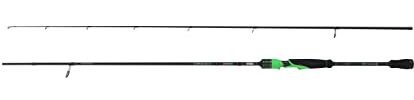 Mitchell TRAXX MX5 Angelruten, vielseitiges Sortiment an Ruten zum Spinnen, Jiggen, Dropshot und Casting, schnelle und empfindliche M30 Carbon Rohlinge, Seaguide XOG Guides, Schwarz/Neongrün, 9ft