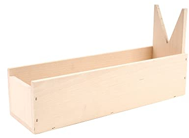 EuroStore07® CASSETTA P/PROSCIUTTO CM38X9X9 *IN LEGNO DI FAGGIO