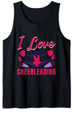 Cheerleaderin Cheerleader I love Cheerleading Tank Top