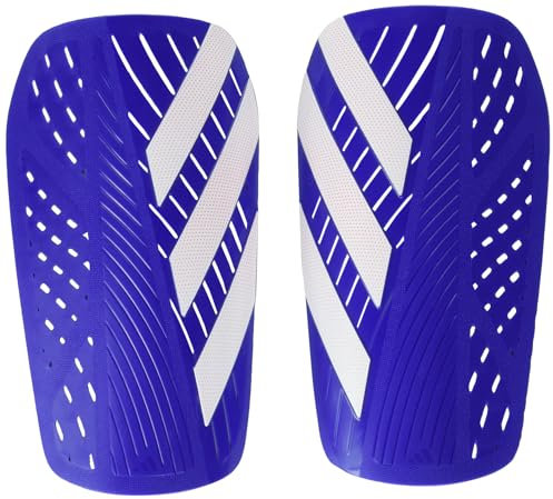 adidas Tiro Club Schienbeinschutz, Uni, für Erwachsene, Lucid Blue/White/Solar Red, Größe L