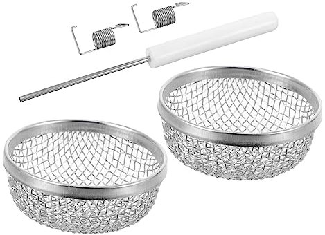 BESTonZON 2 Pièces grille de ventilation inox Grille de ventilation en acier inoxydable écran volant rv maille de four de campeur petit réfrigérateur pour chambre mini-chauffage