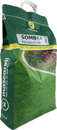 Mascarell Semillas, SOMBRA, Semillas de Césped, Verde y Duradero, Compacto y Resistente, 5 KG