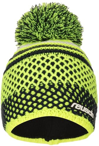Reusch Wintermütze Herren Damen | Unisex Skimütze Strickmütze mit Bommel | warm Winddicht | angenehme Passform | Fleece-Futter | für Sport und Freizeit | Ellie Beanie