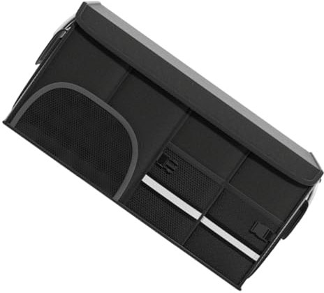 GLEAVI Kofferraum Organizer Auto Aufbewahrungsbox Faltbar Oxford Schwarz Große Multifunktionale Lagerung Für Suv Lkw Und Van Für Camping Und Aufbewahrung Im Auto