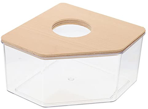 COSMEVIVI Hamster Sandbad Box Transparente Badewanne Für Kleintiere Geeignet Für Chinchillas Rennmäuse Und Meerschweinchen Praktischer Sandbadbehälter Mit Langlebigem Design Und Sanften