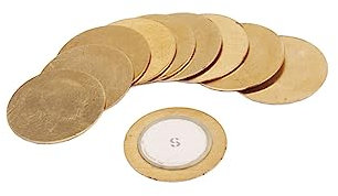 CIMAXIC 10pièces Lot De Disques Piézoélectriques Joints De Film Éléments Pour Micros Guitare Acoustique Et Pédales Effet