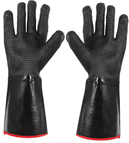 DIYEAH Multifunktions Grillhandschuhe Hitzebeständig Bis 500 °c Neopren Feuerfest Camping Und Küchenhandschuhe Leicht Zu Reinigen