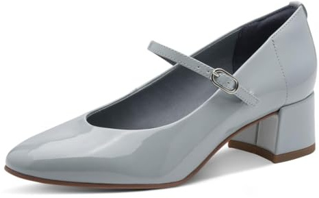 Tamaris Décolleté da donna con tacco a blocco blu 38 EU