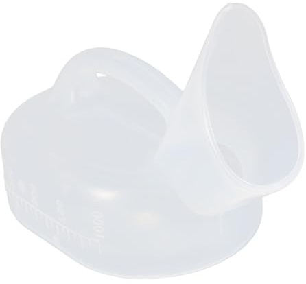 Anneome 2 Stück Urinflasche für Erwachsene Tragbar Ergonomisch Geformt Dickes Material Waschbar für Ältere Menschen Bettruhe Outdoor und Reise