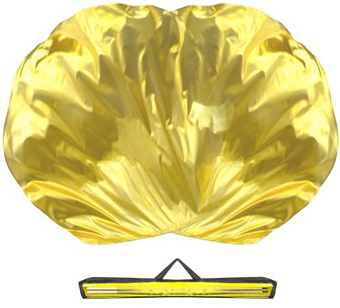 Baisdan Banderas de adoración de 54 x 54 pulgadas con varilla flexible, banderas de alabanza de ala de ángel de semicírculo para iglesia de baile