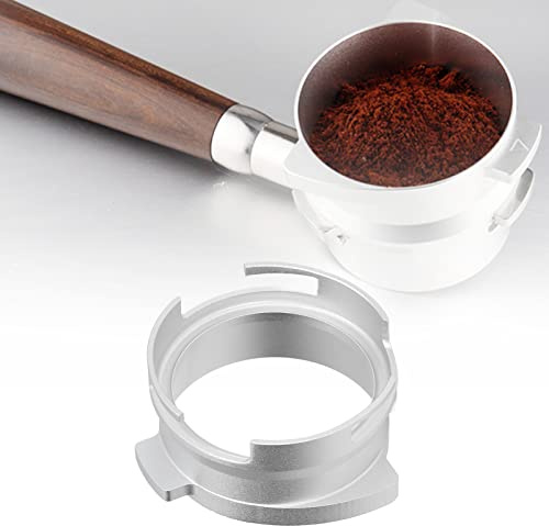 Oumefar Imbuto Dosatore Portafiltro caffè da 54 Mm Imbuto Dosatore in Lega di Alluminio per Accessori per Macchina da caffè Express Pro Touch Bambino Infusore Temp Pro (Argento)