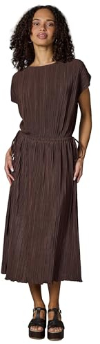 Ragwear Damen festliches Plissee-Sommerkleid leichtes Kurzarm Midikleid Galit YOUMODO XS-XXL
