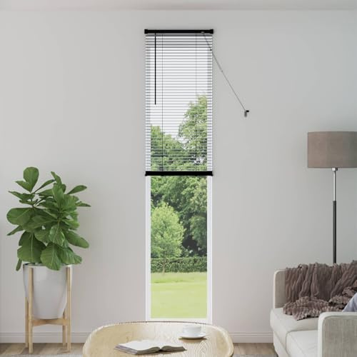 Mokuyary - Estor veneciano (213 x 40 cm, PVC, protección de privacidad y sol para ventana, hogar, interior