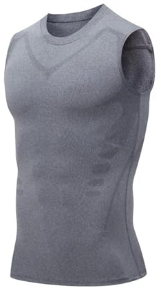 PADGCNOR Débardeur Homme Gilet façonnant for Hommes Cool d'été