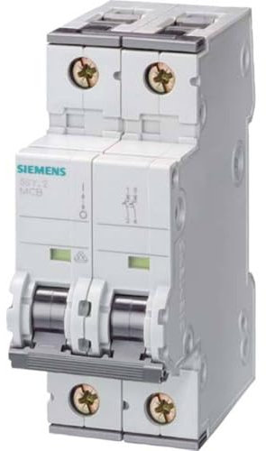 Siemens Leitungsschutzschalter 70 accesoriable 10 kA curva-c 2-polig 16 A