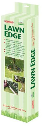 Bosmere Garden Care Lawn Edging, 3 m (6 Pieces plus fittings), Green, N660