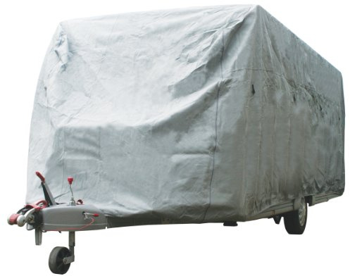 ProPlus Caravanabdeckung 5,79–6,40 m – Für max. Breite 250 cm und Höhe 220 cm – Grau