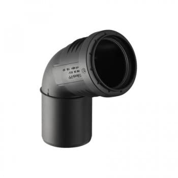 Geberit 390523141 Bogen Silent-PP mit Muffe, 67.5 Grad DN 110