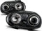 Faros delanteros ojos de ángel para VW Golf 4 09.97 – 09.03, color negro