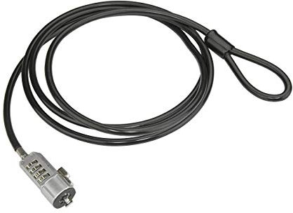StarTech.com Laptop Combination Lock - 6 ft - Vinyl Coated Steel Cable - 4 Digit - Computer Lock - Security Lock - Laptop Lock Cable (LTLOCK)