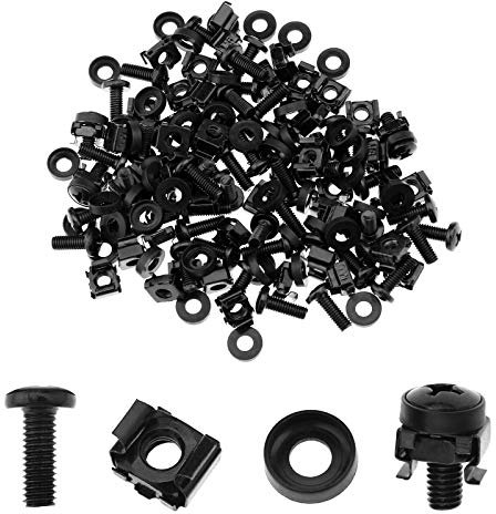 YINETTECH 50pcs M6 Ecrou de Cage de Montage pour Rack Vis Kit de Rondelles Pièces Détachée