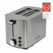 TZS First Austria Toaster | Edelstahl | 2 Scheiben | 850W | 7 Stufen | Warmhaltefunktion | abnehmbarer Brötchenwärmer | Krümelschale