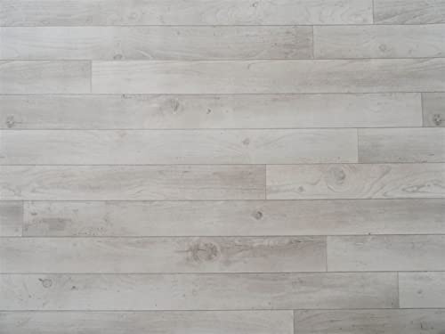 PVC Bodenbelag Vinylboden in rustikalem Holz, Zuschnitt (3m breit / 7,5m lang)