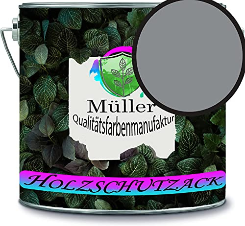 Peinture de protection pour bois - Résistant aux intempéries - Protection longue durée contre les intempéries - Couleur de protection du bois RAL 7046 - Gris TeleGrey 2 - Produit de qualité de la