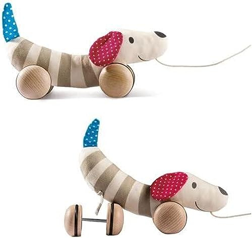 Hape Nachziehhund Hugo aus Holz ab 12 Monaten