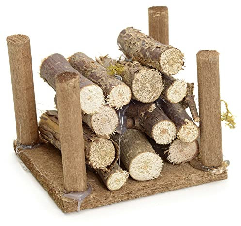 Holyart Holzstapel für Selber-Bauen-Krippe