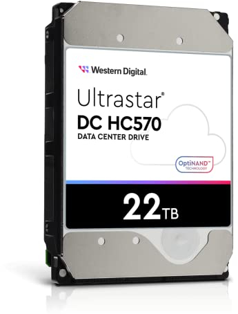 WD Ultrastar DC HC570 - Festplatte - 22 TB - intern - 3.5 (8.9 cm) - SATA 6Gb/s - 7200 RPM - Puffer: 512 MB - für Intel Next Unit of Computing 13 Extreme Kit - NUC13RNGi7